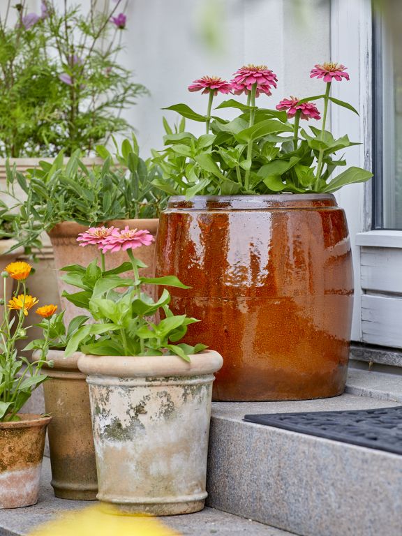 Brown Glazed Pot