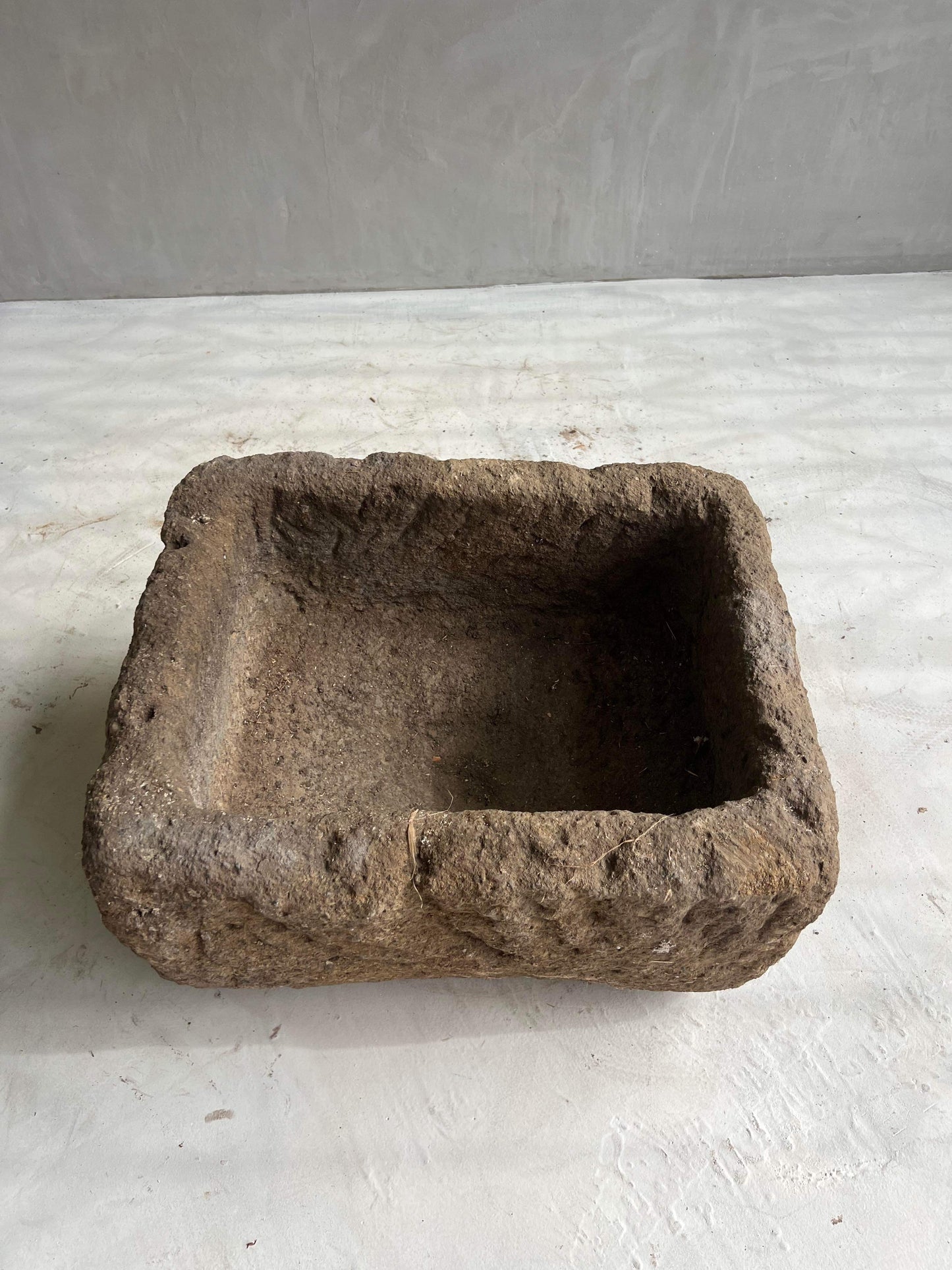 Rectangular Limestone Pot