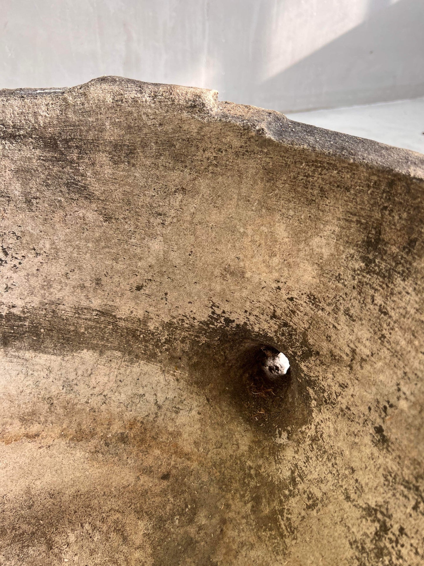 unique antique stone bowl planter limestone interior design by birk los angeles olive tree