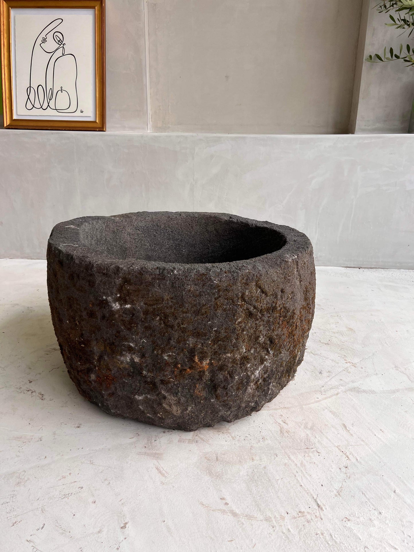 Lava Stone Planter