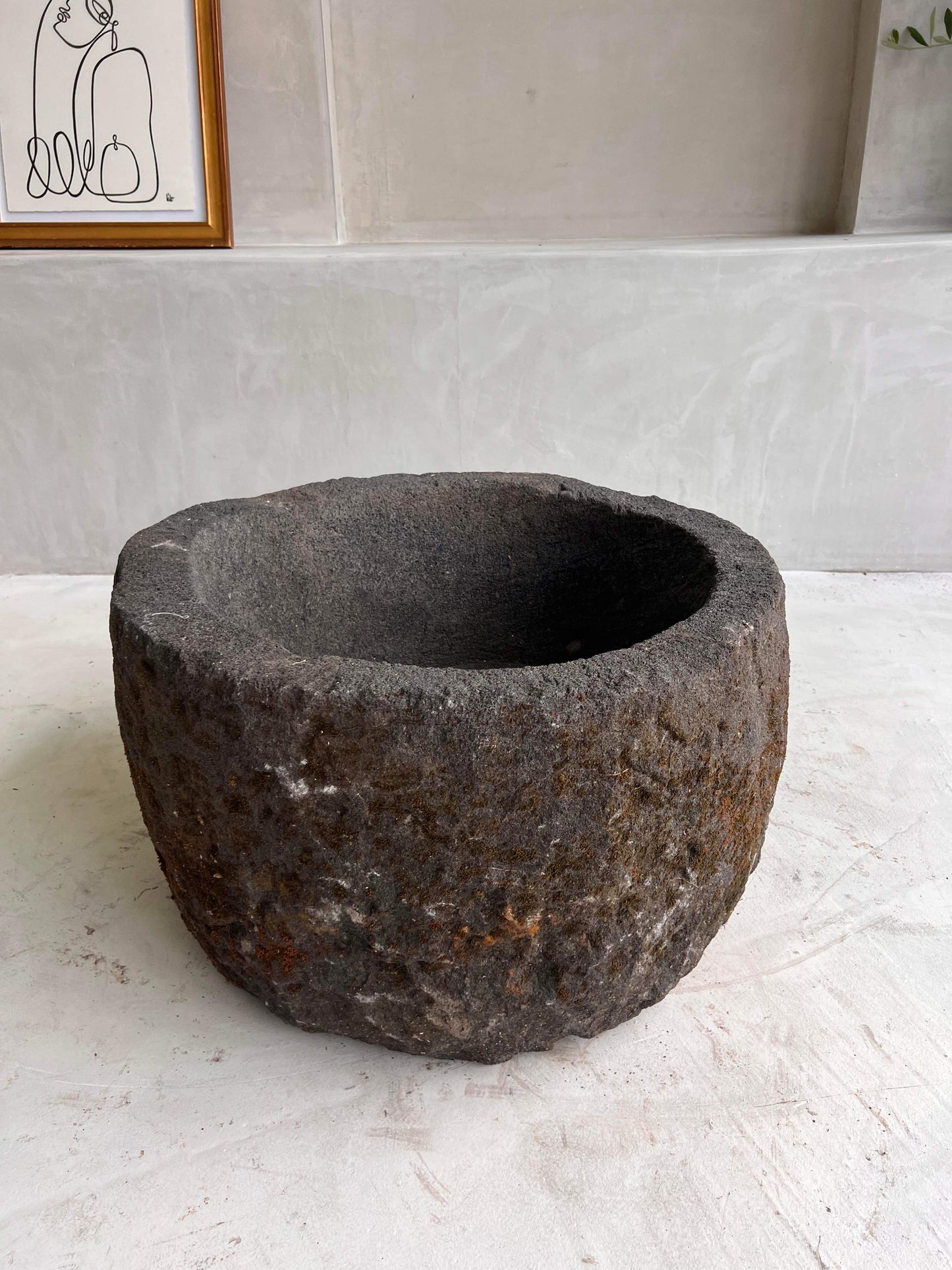 Lava Stone Planter
