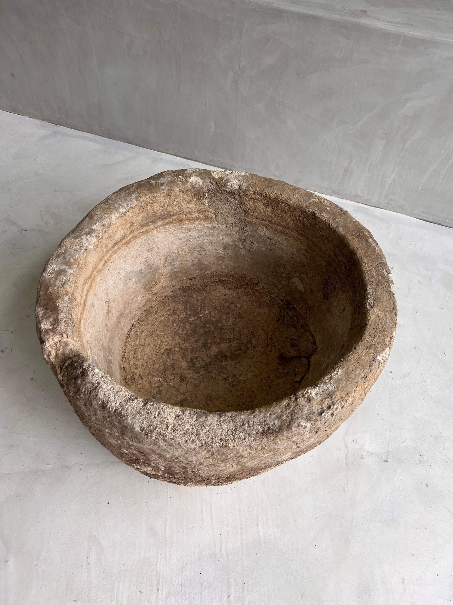 Limestone pllanter interior by birk design pot plant los angeles