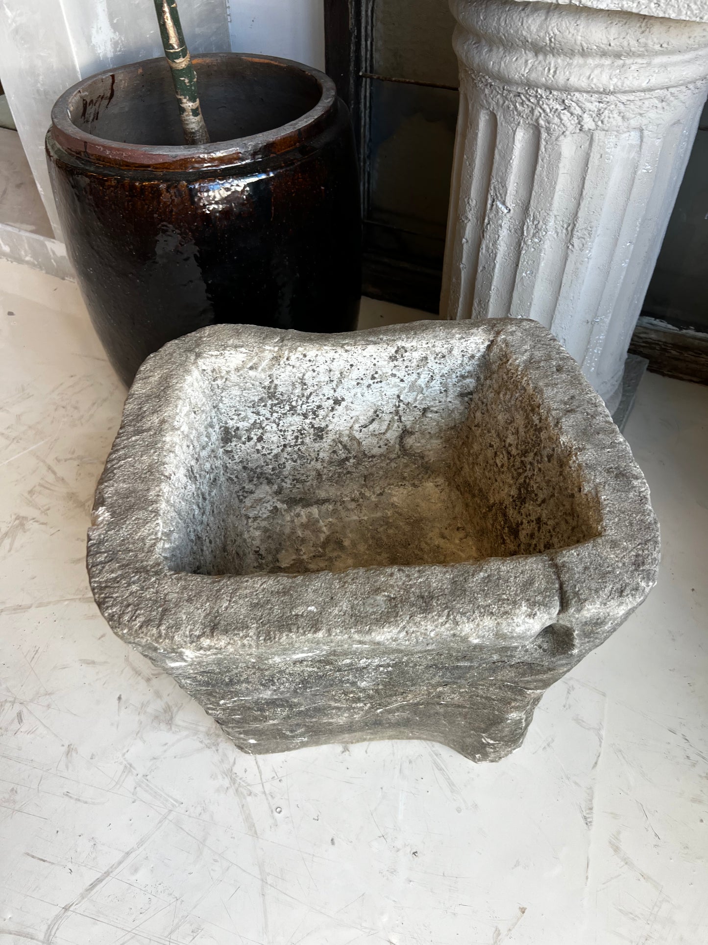 Limestone, square, small