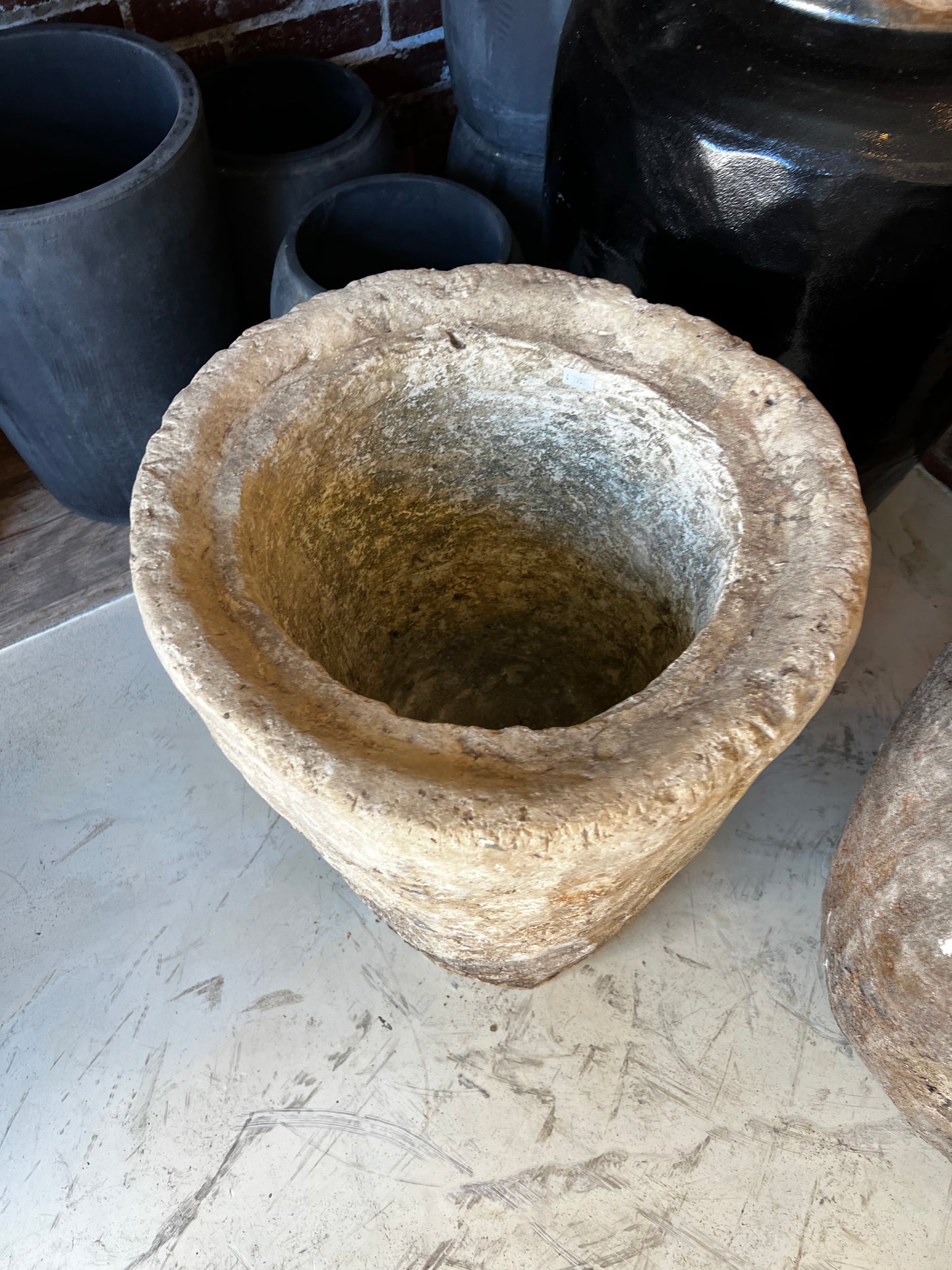 Limestone Pot, small