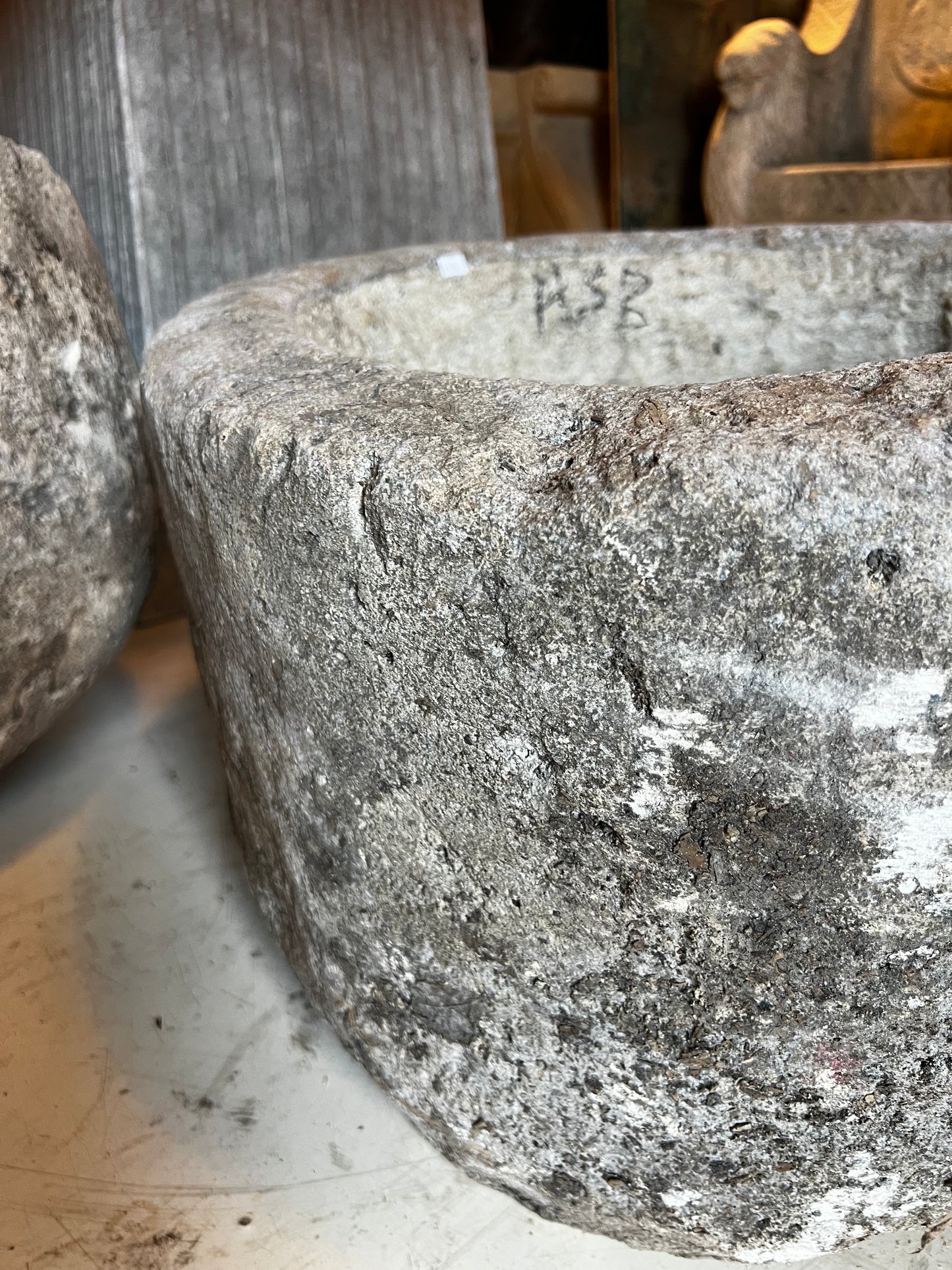 Limestone Pot, medium