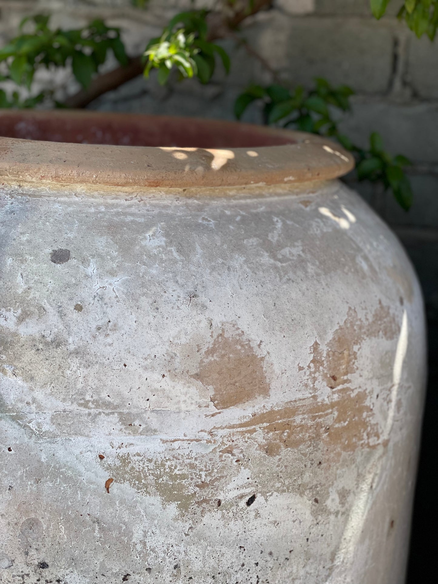 XL White clay Pot I
