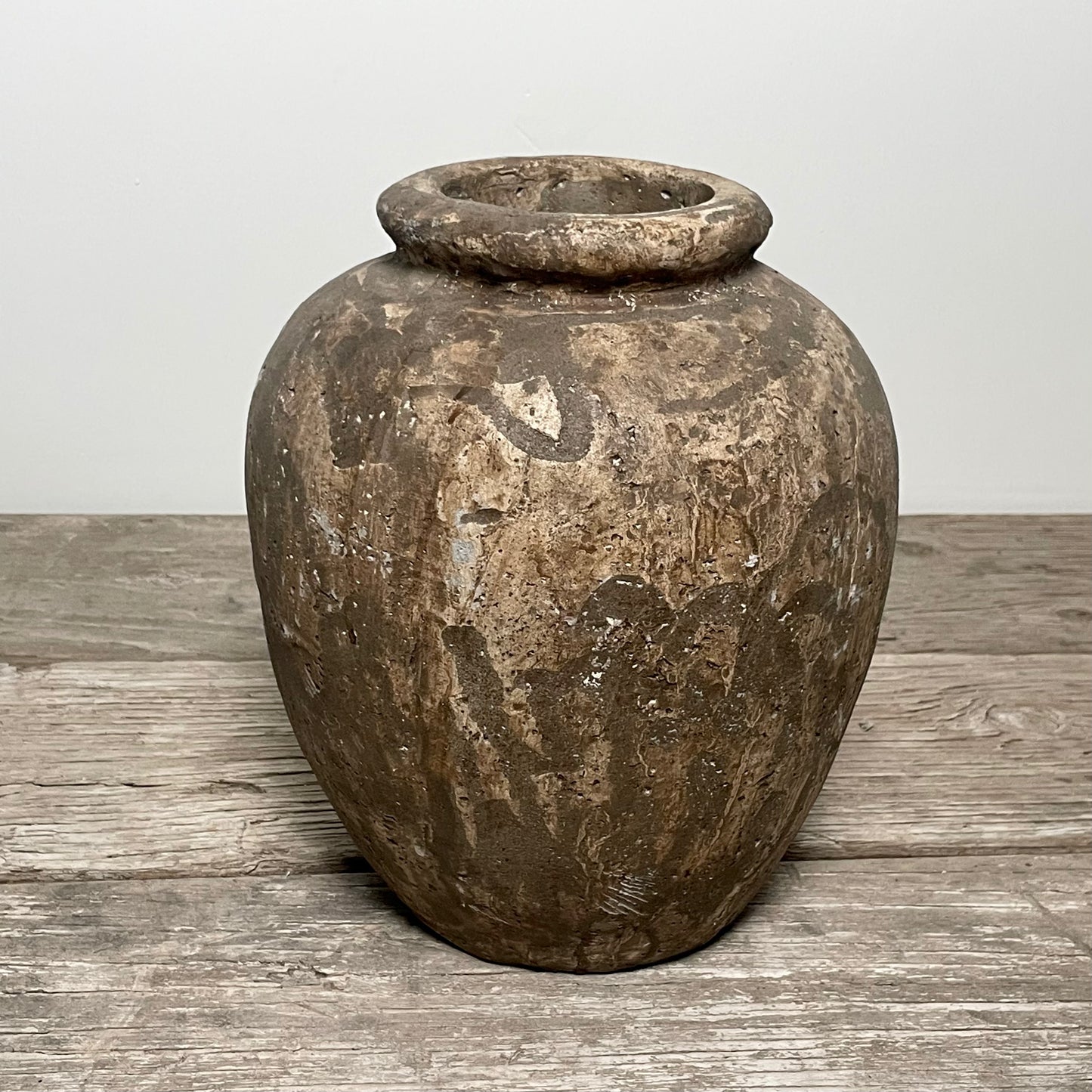 Grey Brown Kalimantan Pot, Small