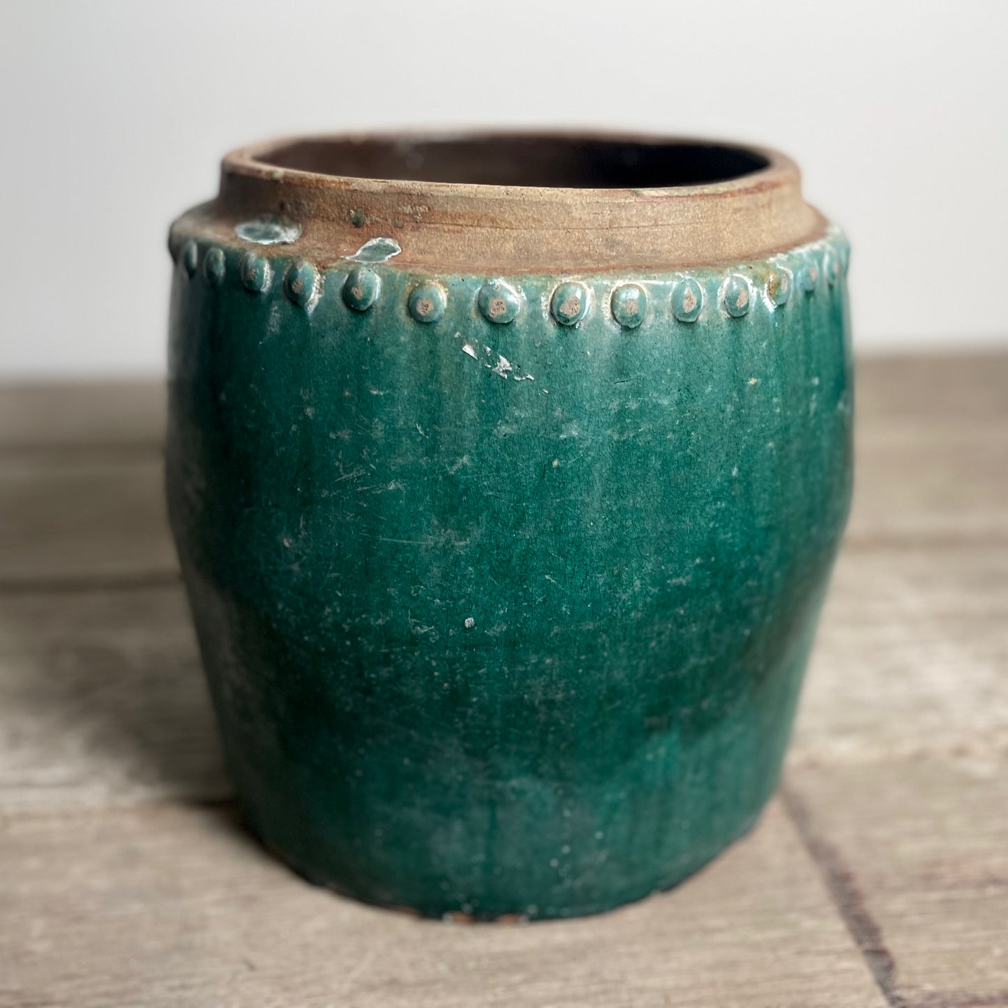 Turquoise Rice Jar, Medium