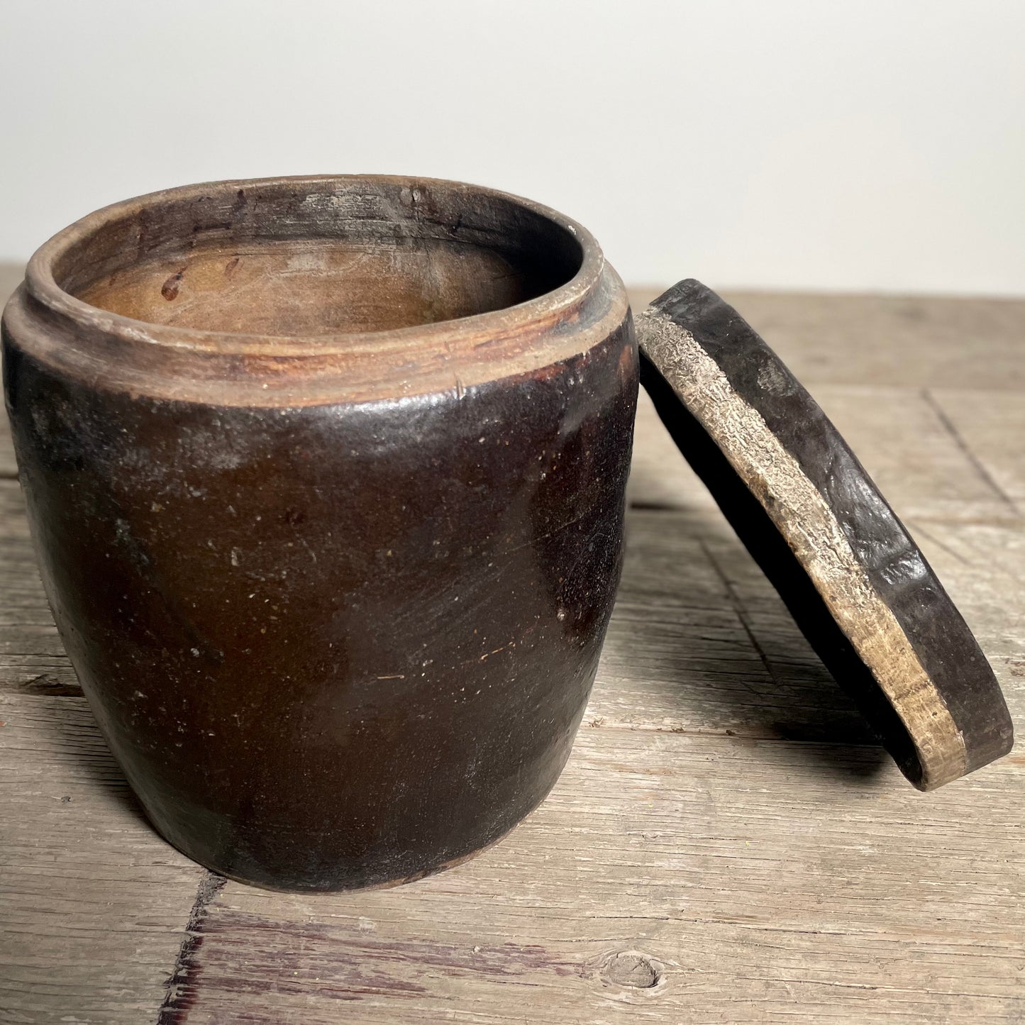 Brown Rice Jar with Lid, Medium