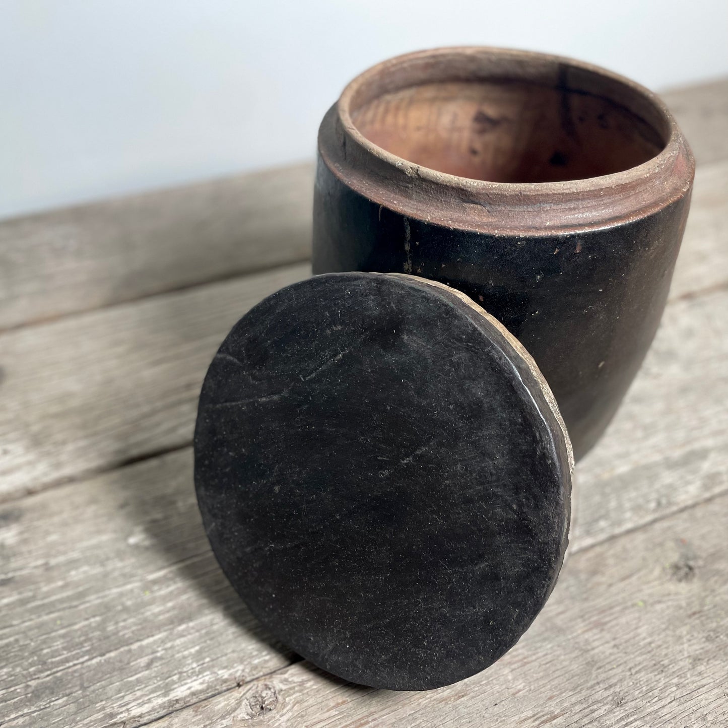 Brown Rice Jar with Lid, Medium
