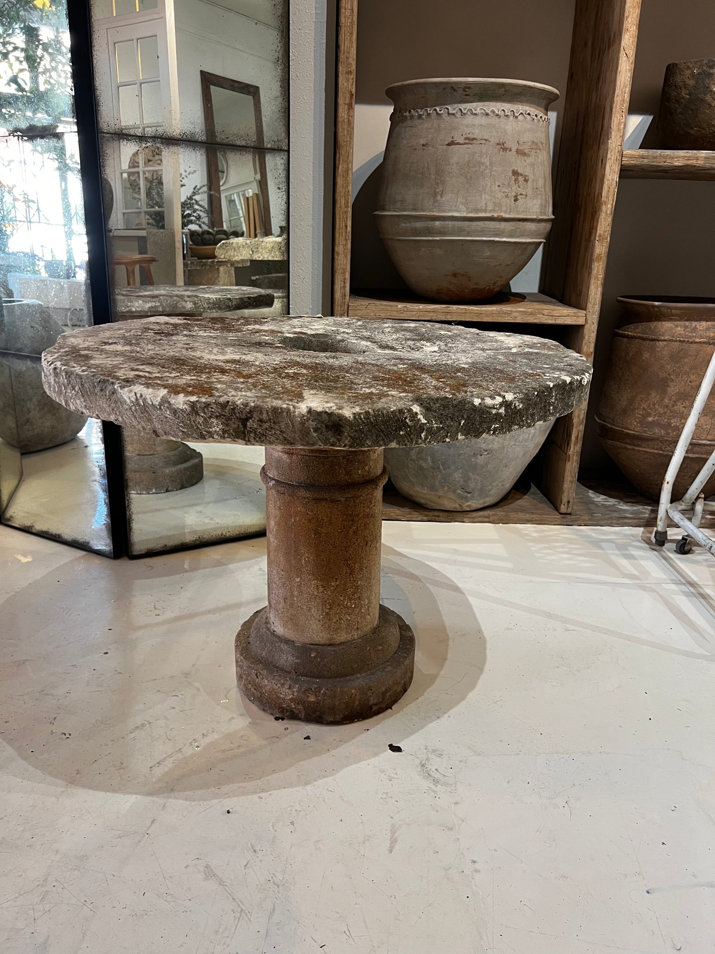 French Limestone Table