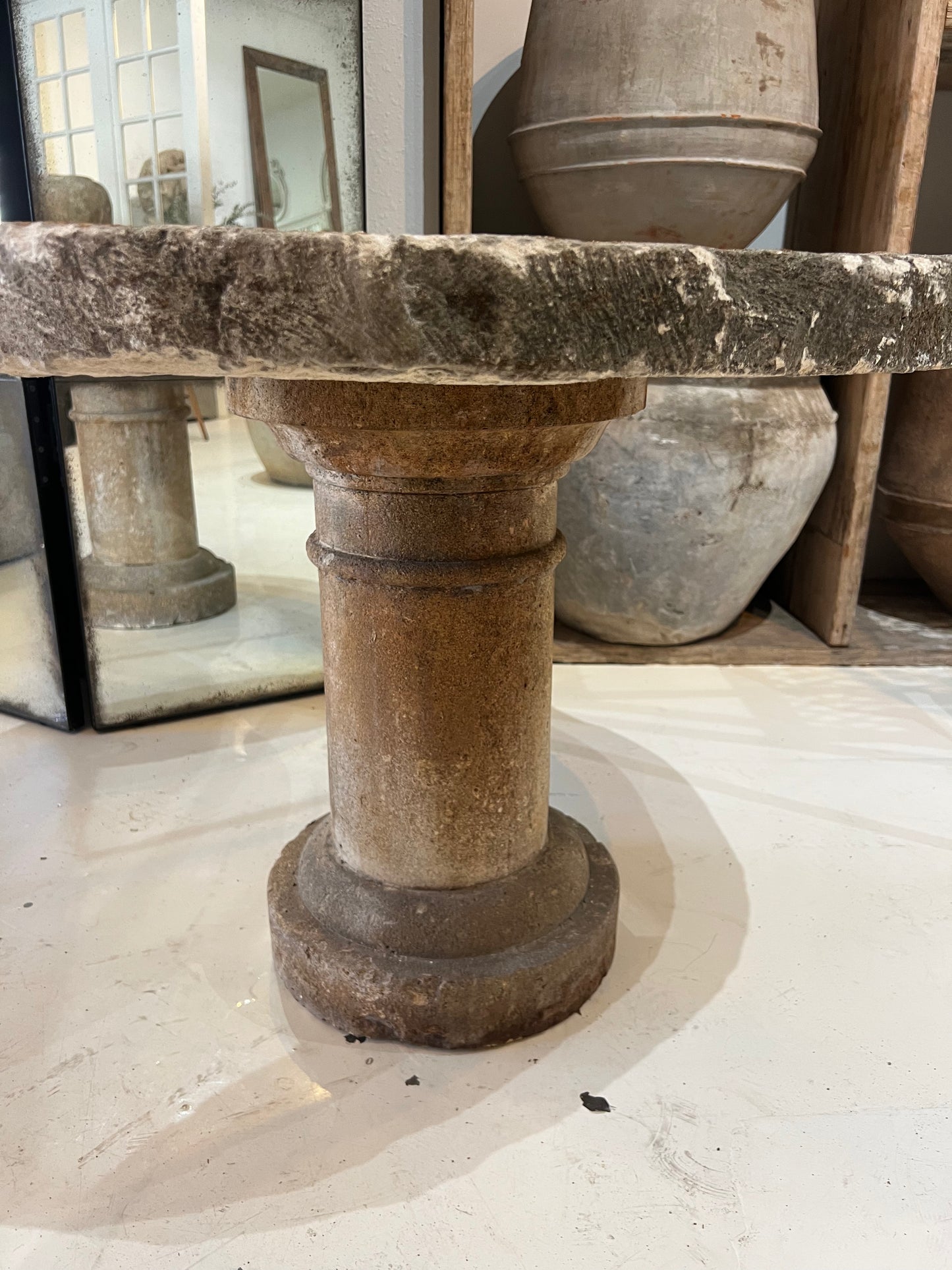 French Limestone Table