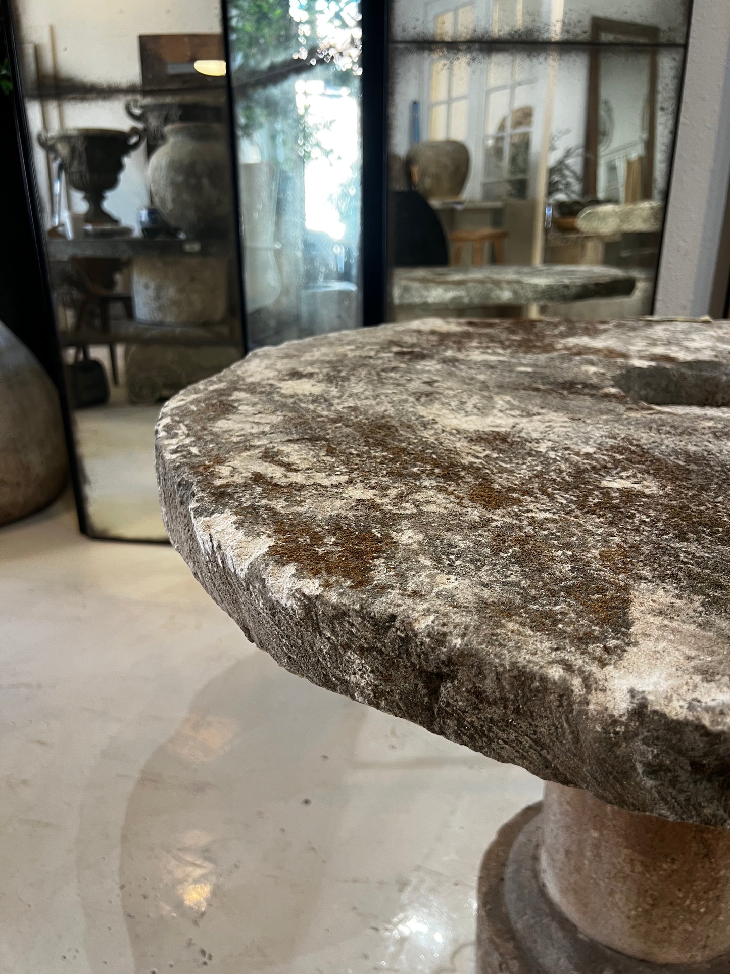 French Limestone Table