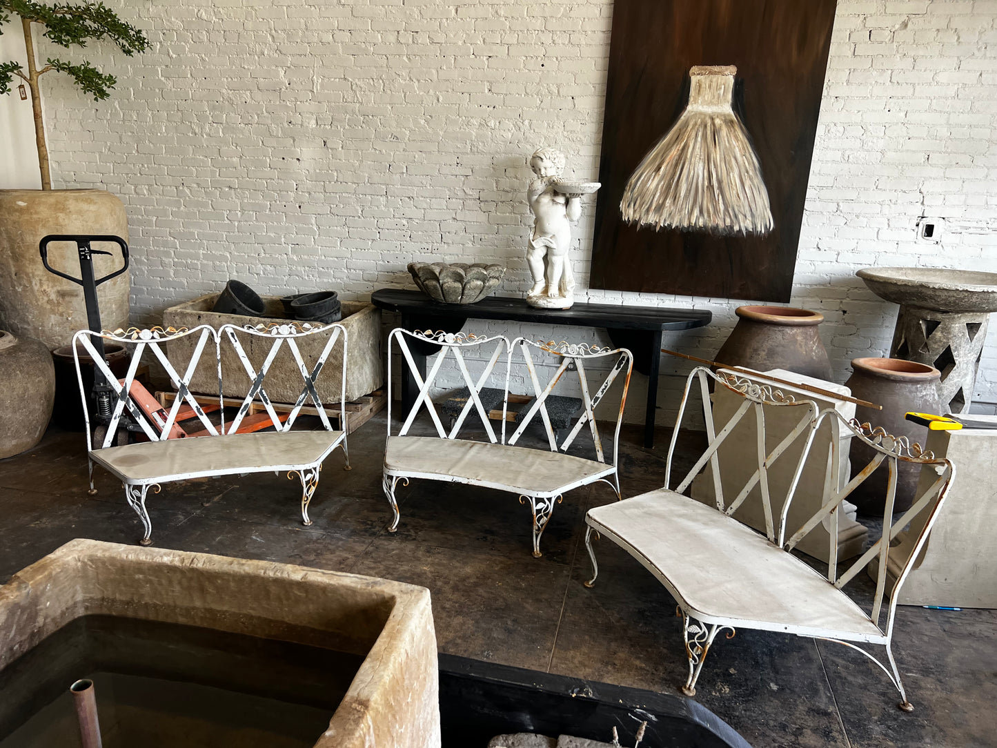Russel Woodard Curved Patio Set