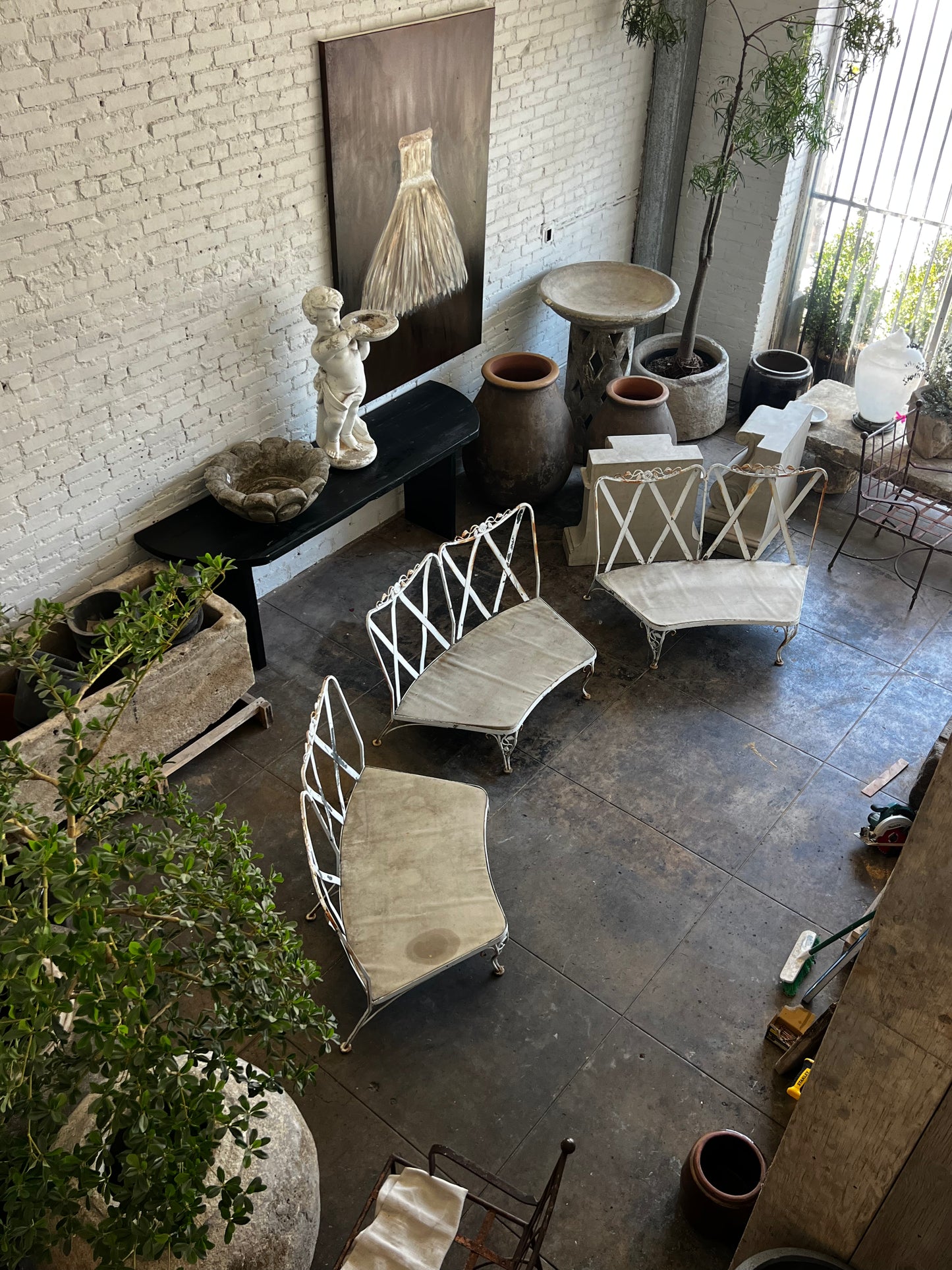 Russel Woodard Curved Patio Set