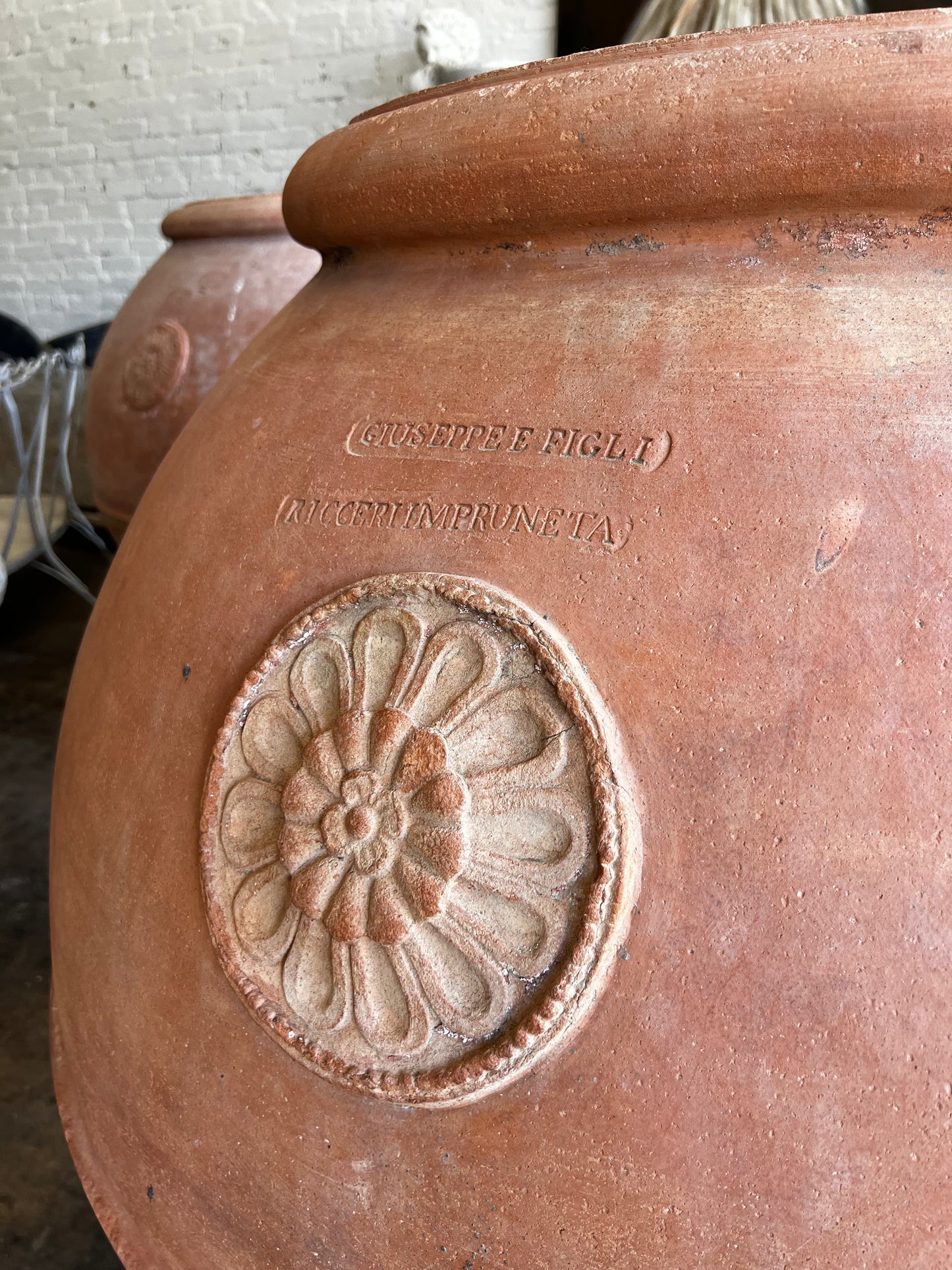 Authentic XL sized Toscani jars, ITALY