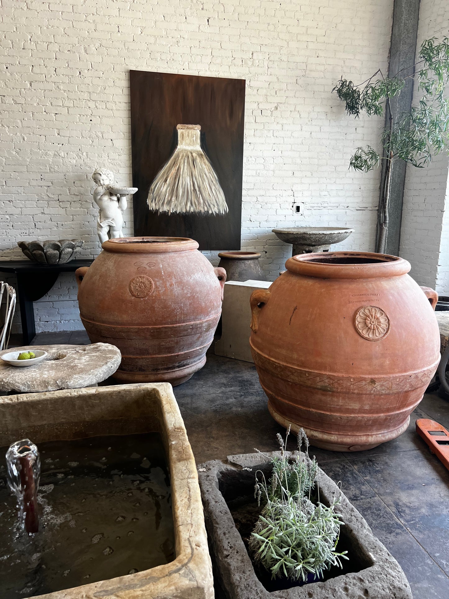 Authentic XL sized Toscani jars, ITALY