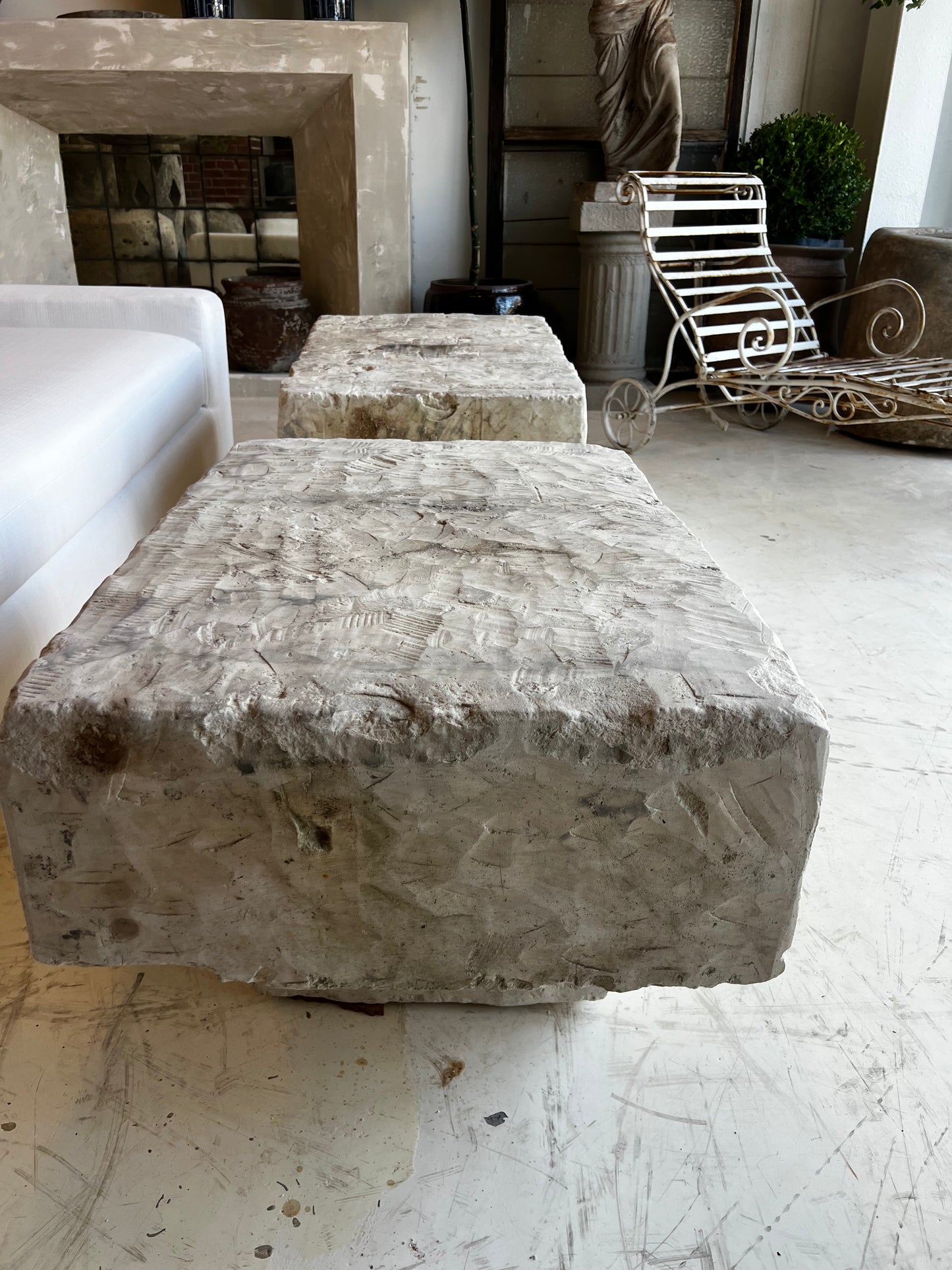 Limestone Lounge Table