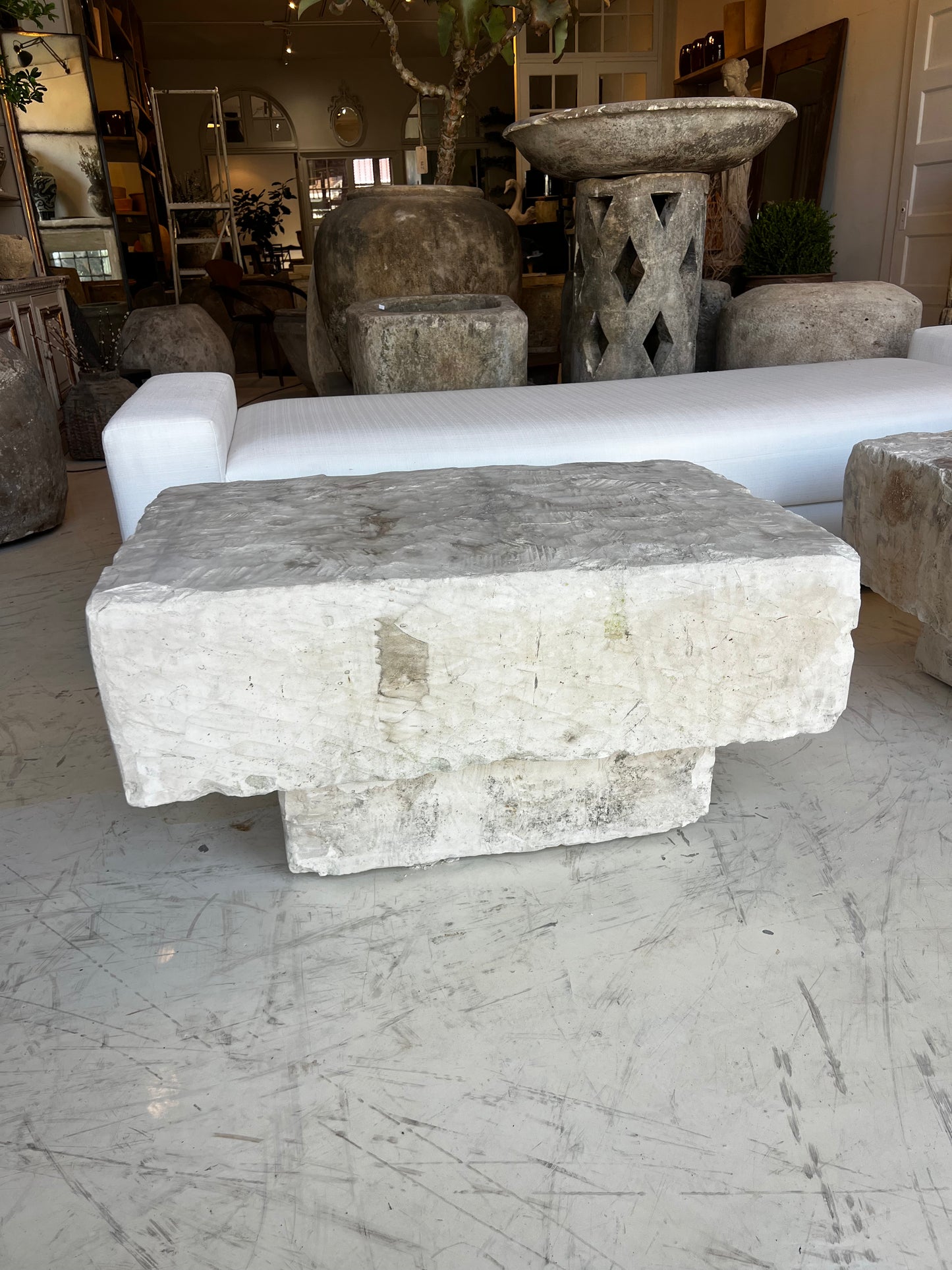 Limestone Lounge Table