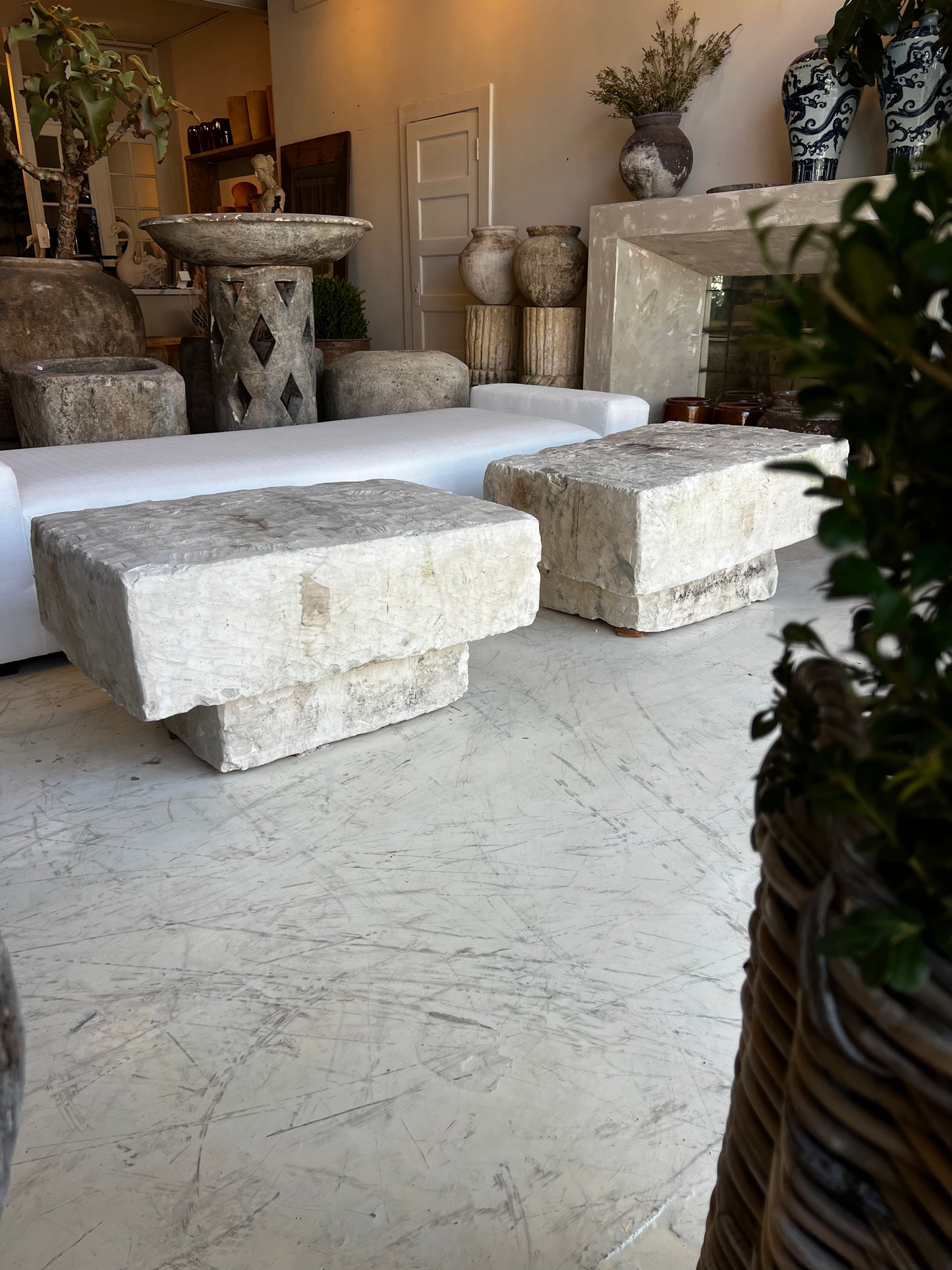 Limestone Lounge Table