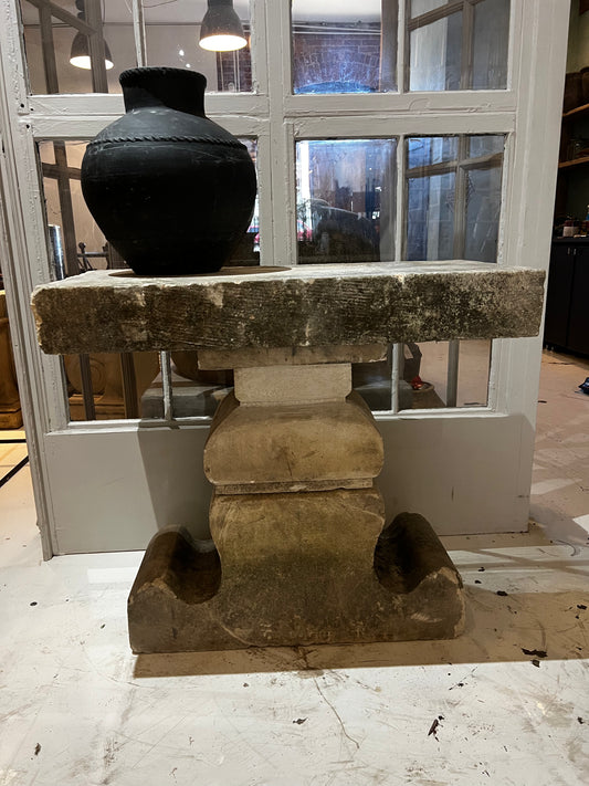 Limestone Console Table