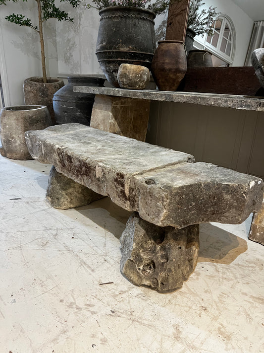 Limestone Bench