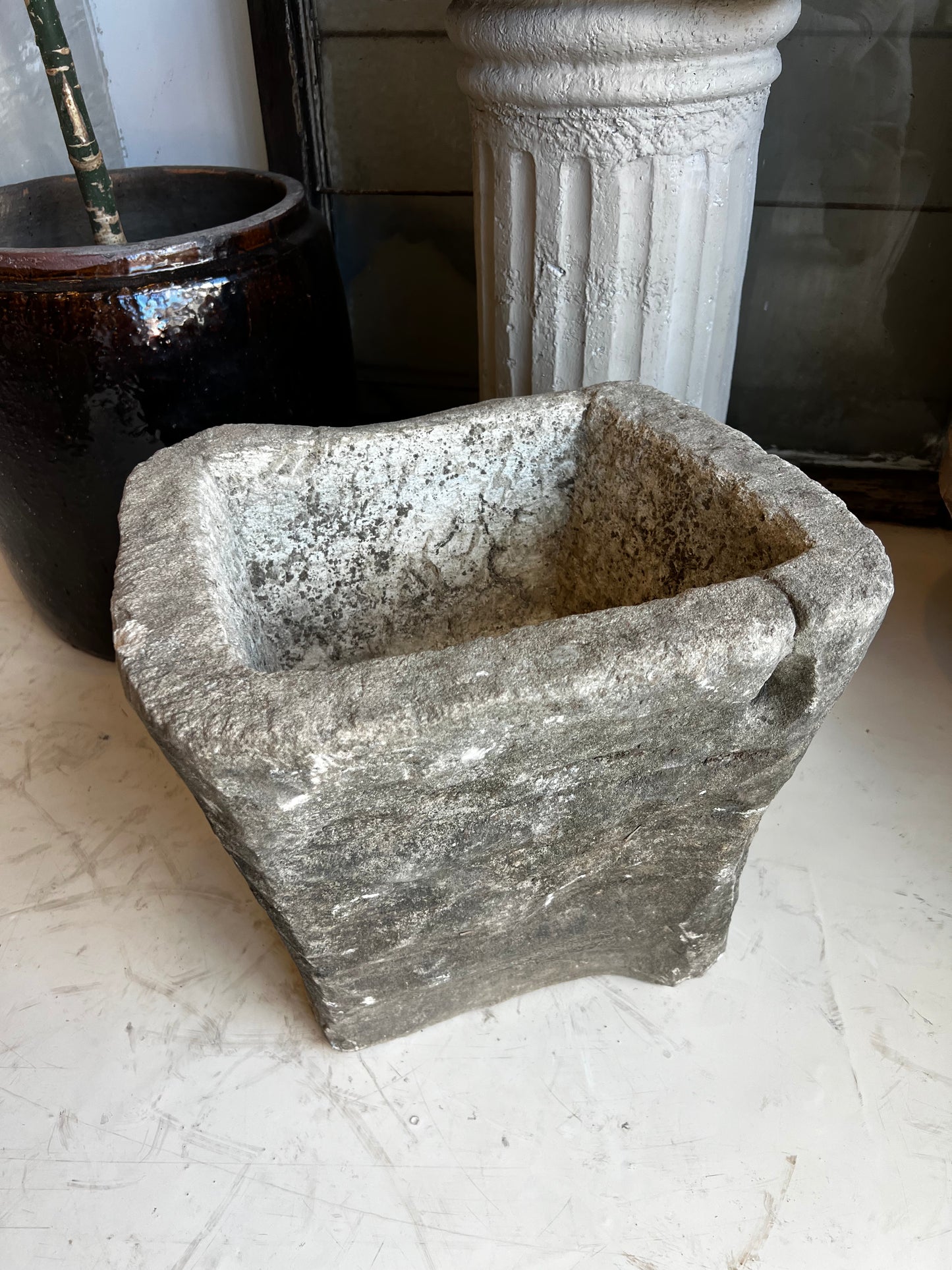 Limestone, square, small