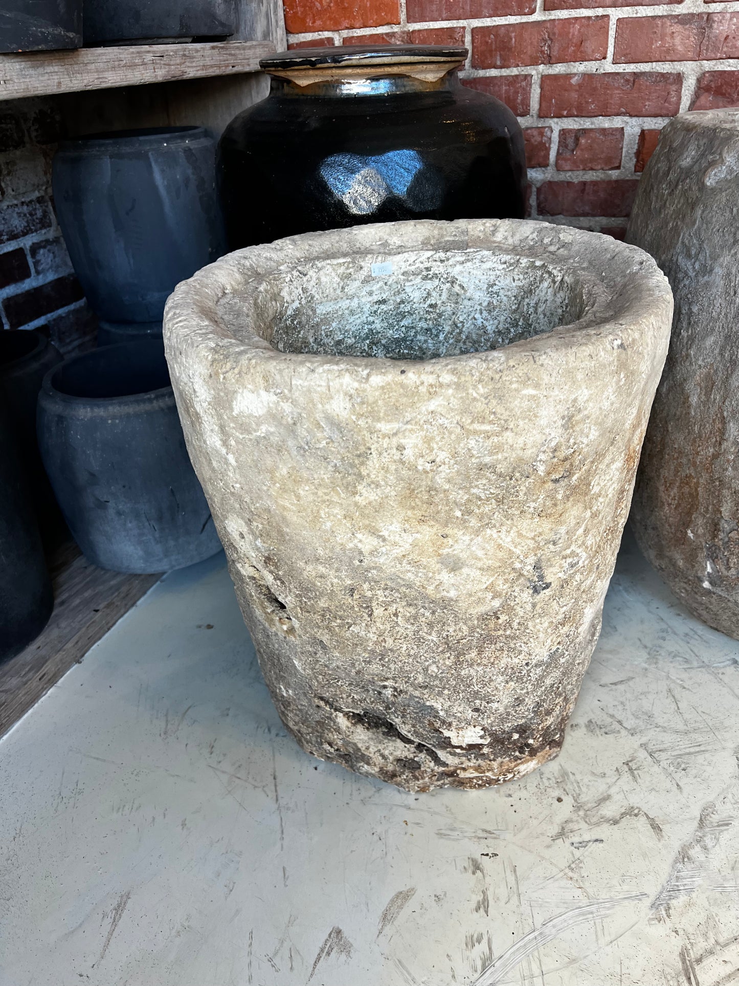 Limestone Pot, small