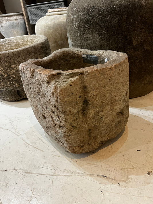 Limestone Pot, small