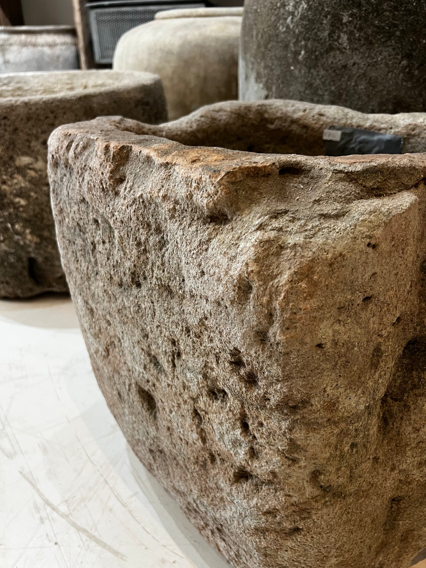 Limestone Pot, small