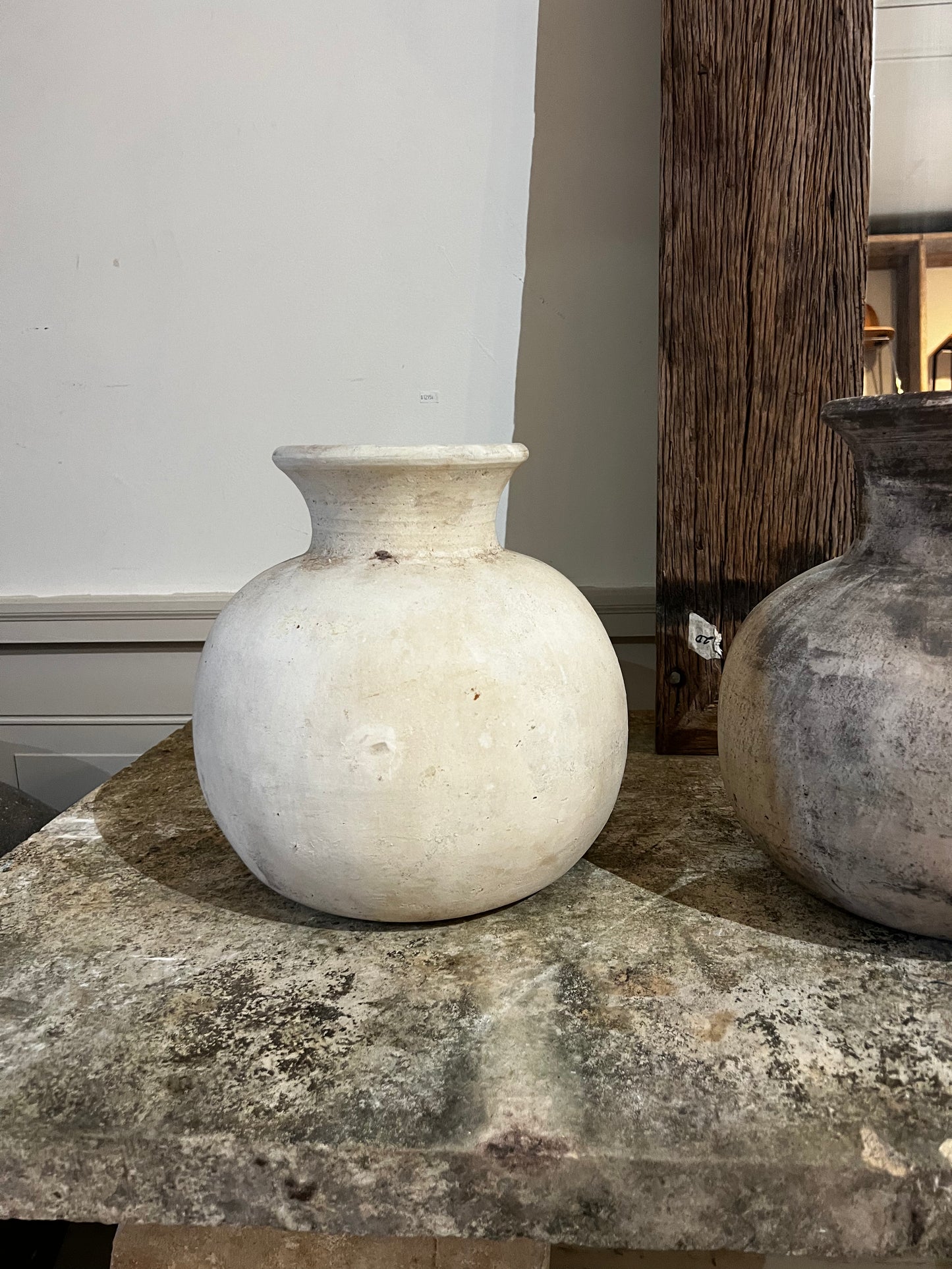 Vase, beige creme