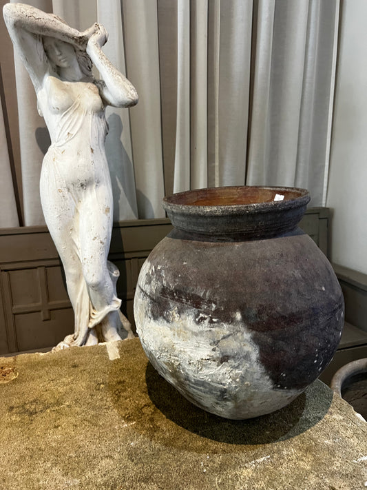 Java Pot, dark brown, small