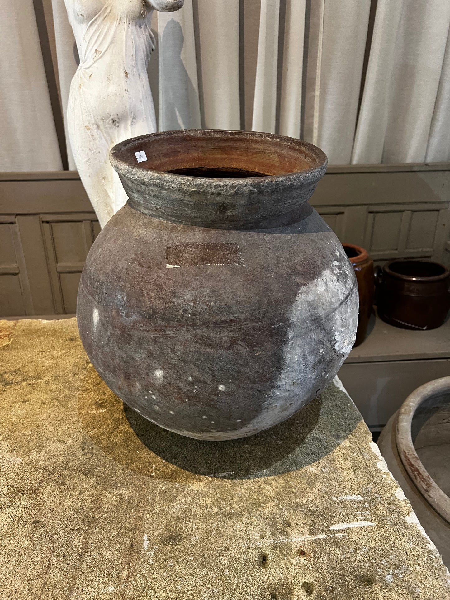 Java Pot, dark brown, small