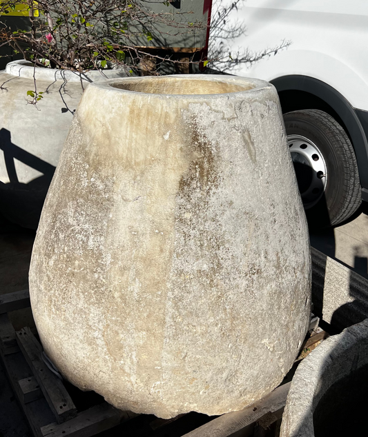 Limestone Pot, large