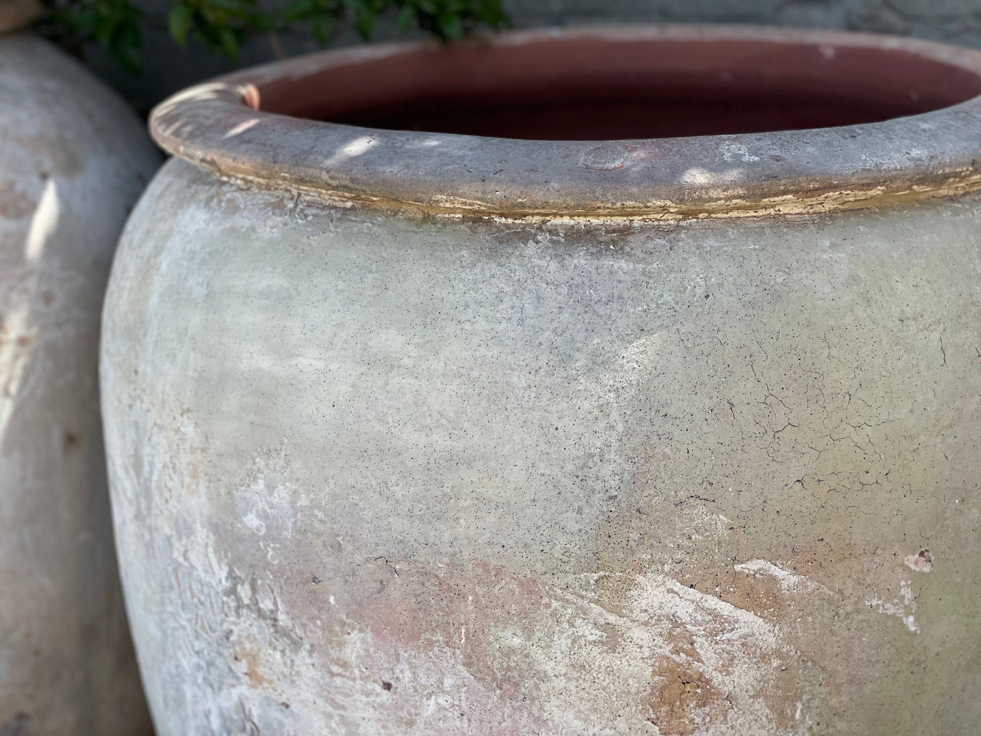 white clay plant pot XL White clay Pot II